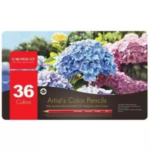 세르지오 유성색연필 36색 갑(4개입) (WFKGRVT)
