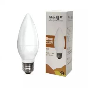캔들 OVO184L6 촛대램프 장수램프 불투명 E26전구색 촛대구 촛