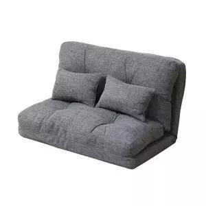 좌식 소파베드 각도 2인용 조절 그레이 120cm (WFHJL6P)