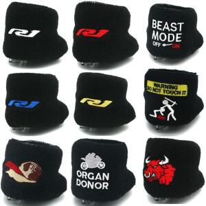 바이크 오토바이 전면 유체 오일 브레이크 저장소 양말 커버  야마하 YZF-R1 R1M - YZF YZF1000 2916