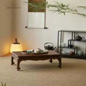 우드 다도테이블 접이식 좌탁 일본식 찻상 티테이블