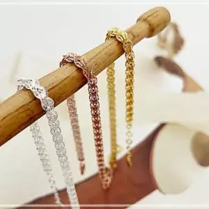 빈티지 학교 체인 팔찌 격자팔찌 관공서 커플팔찌 은은하네 TWBAAD7B08