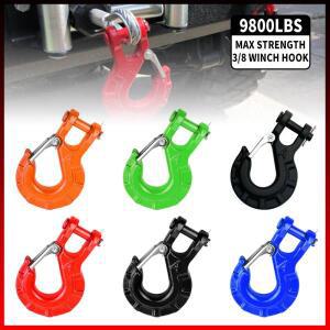선박용 윈치 3/8 윈치 트레일러 훅 최대 강도 4.48T 합금강 구조용 견인 자동차 개조 트럭 RV 액세서리