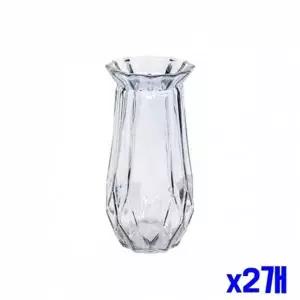 [에이치플러스몰]WL 투명 유리 화병 대 그레이 x2개 꽃화병 꽃병 꽃꽂이