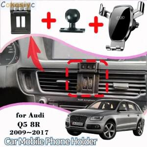 아우디 Q5 8R 2009 ~  차량용 휴대폰 핸드폰 거치대  에어 벤트 마운트  핸드폰 브래킷  GPS 네비게이션