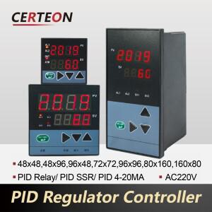 CWP 스마트 PID 조절기 릴레이 출력 4-20mA 0-5V 0-10V 온도 압력 수위 유량 제어용 디지털 디스플레이 산