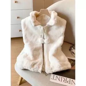 [하프클럽/]KARRA (77까지)폼폼집업베스트_A5W0828