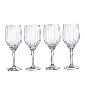 보르미올리 플라워버드 화이트와인 글라스 380ml 4P