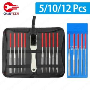 목공 보석에 대 한 다이아몬드 미니 소형 바늘 파일 세트 돌 유리 금속 세라믹 폴란드어 조각 DIY 공예 손