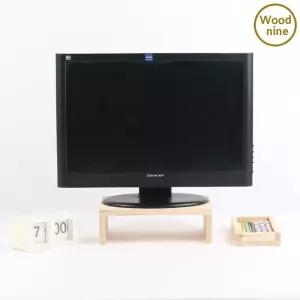 [룽스]삼나무 모니터받침대 보조 1단
