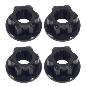 자전거  유지 보수 고정식 액슬 나사 피치 M10 x 1.0 호환  미끄럼 방지 허브 너트  외관