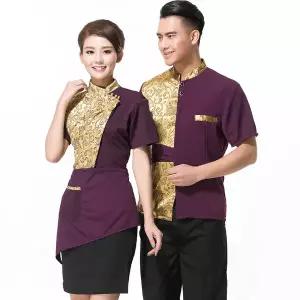 조리복 셰프복 요리복 주방복 주방 작업복 앞치마 달린 공공 주택 호텔 웨스트 레스토랑 여름 유니폼 패스