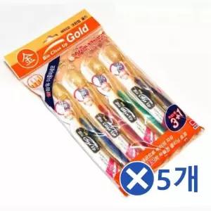 WL 이중미세모 골드칫솔 4Px5개 치과칫솔 롱칫솔