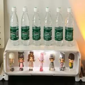 피규어 진열 모니터 서랍형 받침대 데스크탑 선반