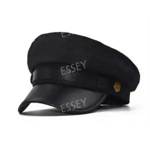 선장 옛날 제복 교복모자 파티 블랙 모자 선원 해양