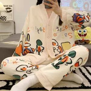 [로즈엘리]홈웨어세트 크리미 가디건+팬츠 수면잠옷 2026