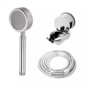 ( )알루미늄 샤워기 메탈호스 A세트 1.5m 수압상승 샤워헤드 걸이 교체 행거 거치대 호스 줄 욕실 욕조 부