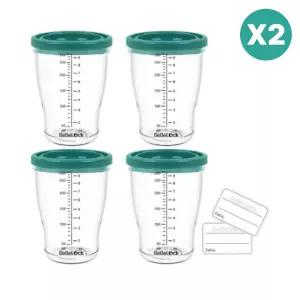 베베락 유아식기 이유식 냉동 보관 밀폐용 280ml 민트 BNA