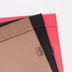 A4 가죽 클립보드 메뉴판 메모패드 결제 사무용 정리템리포트화일 업무용바인더 우드서류 문서화일 다용도