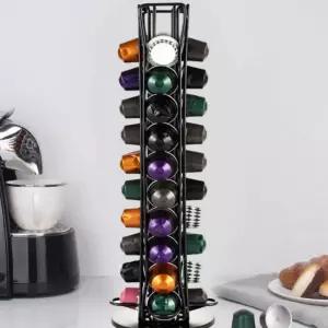 커피 캡슐 정리 360도 회전 40구 홀더 거치대보관 보관함