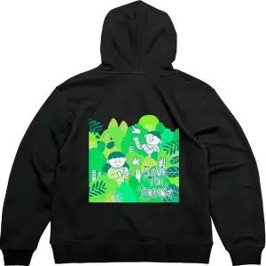 고품질 헤비후드집업 뒷면 SAVE THE FOREST그림 다양한색상 전사이즈 (WFKMM8C)