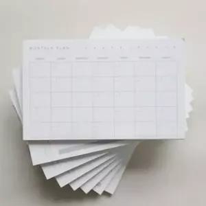 더심플 데일리 위클리 먼슬리 스케줄러 떡메모지 (KYR-WE40F9B)