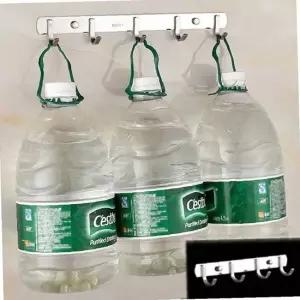 욕실 주방 꾸미기 벽행거 못대신 후크 4단 걸이