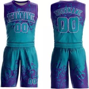 청소년용 커스텀 농구 유니폼 세트 남자 개인 맞춤 스포츠 팀 정장 프린트 로고 번호 이름