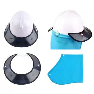 안전모 뒷목가리개 보호 햇빛 썬캡 차광막자외선차단 그늘 현장모자 야외 여름내피 일반이 햇빗 그늘이