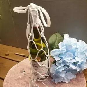 재사용 실리콘 와인 캐리어 휴대용 피크닉 보틀 선물용 가방