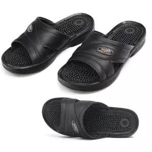 남성 패치 로고 국산 지압 슬리퍼 키높이 중년슬리퍼 WC56D24