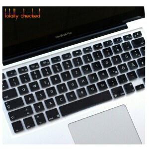 2017 독일 미국 Macbook Air 13 Pro Retina 13'' 15'' (2016년 이전) A1466 A1502 A1398 A1278 A1286용 버전 키보드 커버 입력