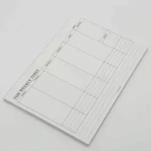 주간스케줄러 주간계획표 주간 플래너 떡메모지 (KYR-WFKFU91)