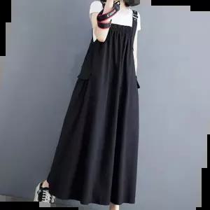 키작녀임부복 맘콩 멜방원피스임부복 임산부원피스 수유가능 블랙