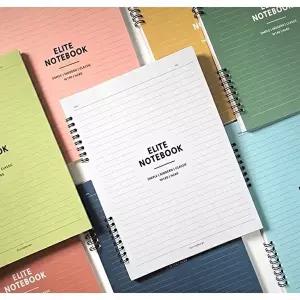 더블 스프링 유선노트 5P 엘리트 공부 필기 줄공책 (KYR-WBACC5B)