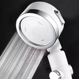 [NS홈쇼핑]절수형 고압 세트 절수 조절 버튼 필터 증압 욕실 고수압 샤워기 헤드 온오프 원터치 수압..