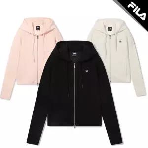 [매장판] 휠라 에센셜 여성 골지 후드집업 자켓 FS261FT01F004 3종 택1_신