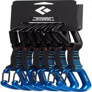 암벽 등반용 블랙 다이아몬드 핫포지 하이브리드 퀵드로우 퀵팩(6팩 12cm) 경량 알루미늄 카라비너