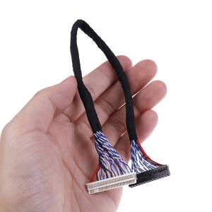 LCD LED 패널 컨트롤러용 LVDS 케이블, FIX-30 핀, 2ch, 17, 19, 22, 26 인치, 25cm, Z17, 8 비트, 1PC