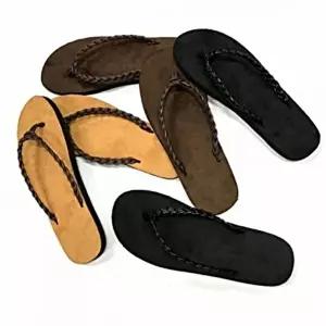 여성 샌들 푹신한 스트랩 스웨이드 꼬임 키높이-WFICLN2