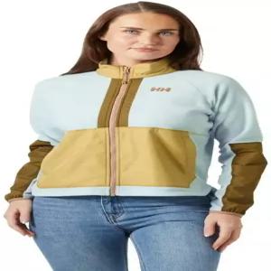 헬리한센 리그 플리스 재킷 여성용 통기성 원단이 있는 따뜻한 야외 코트 하이킹 및 캐주얼웨어에