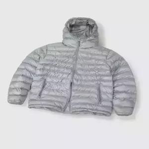 무드인사이드 maninstore 미니멀 경량 후디드 패딩 자켓 Gray