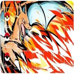 차리자드 플레이매트 - 프리미엄 컬렉션 MTG 덱 등 포켓몬 TCG와 호환 가능