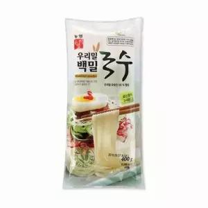 국산밀 100 한국 우리밀 농협 우리밀 백밀국수 500g (2+1) 총 3개
