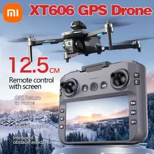 호환 샤오미 호환 XT606 MAX GPS 드론 4k 전문가용 8K HD 카메라 FPV 위시 스크린 드론 360  장애 회피 쿼