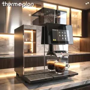 전자동커피머신기 업소용자동 원두 카페 호텔 사무실 영업용 써모플랜 BW4C CTM2 RS 라떼+밀크냉장고