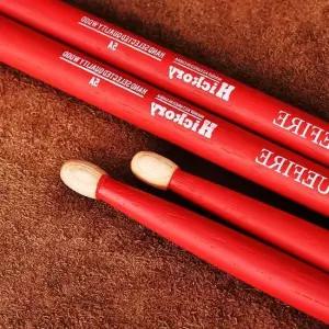 히코리 우드 스틱 5a 드럼 채 레드 드럼스틱 우드스틱 5A스틱 5A드럼스틱 드럼채