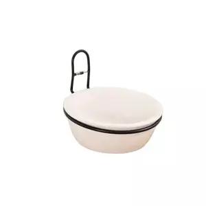 고양이 밥그릇 강아지 사료통 원형 식수대