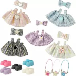 에즈코라 인형 의상 17cm 6팩 놀이와 전시에 완벽 수집가용 액세서리 (인형 없음) (프린세스 드레스)