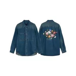 [롯데백화점]우영미 FW25 남성 플라워 백로고 셔츠 W253SH26 885L